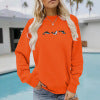 Dolphin print casual long sleeved sweatshirt