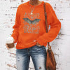 Animal print casual long sleeved sweatshirt