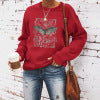 Animal print casual long sleeved sweatshirt