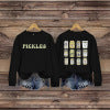 PICKLES Pattern Printed Round Neck Hoodie